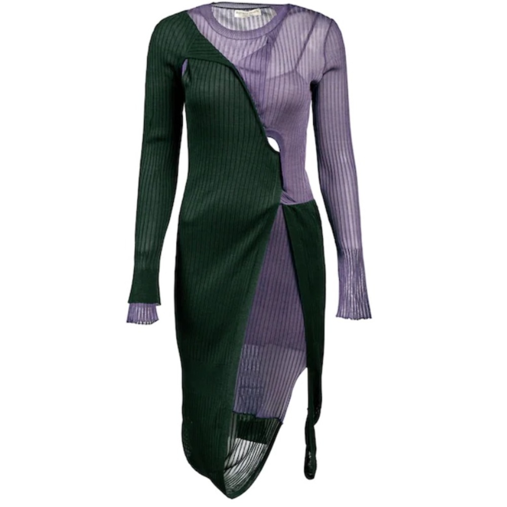 Bottega Silk Wrap Dress